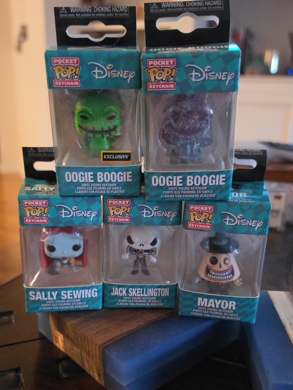 Disney Pocket Pop! Keychain - Set Of 5 Nightmare Before Christmad